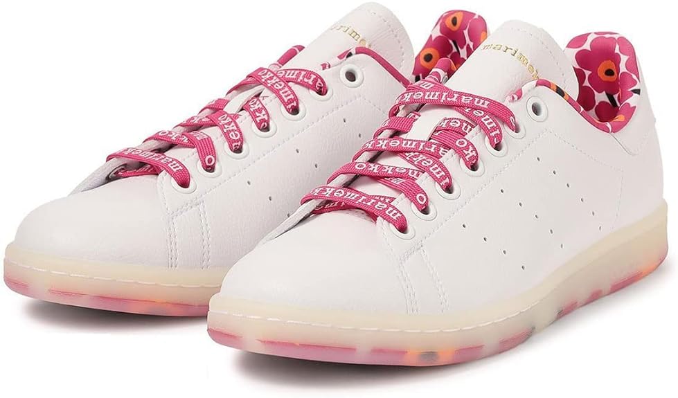 アディダス マリメッコ スタンスミス レディース スニーカー ホワイト ピンク ウィメンズ GX8841 adidas x MARIMEKKO STAN SMITH WHITE × PINK アディダスジャパン 新品