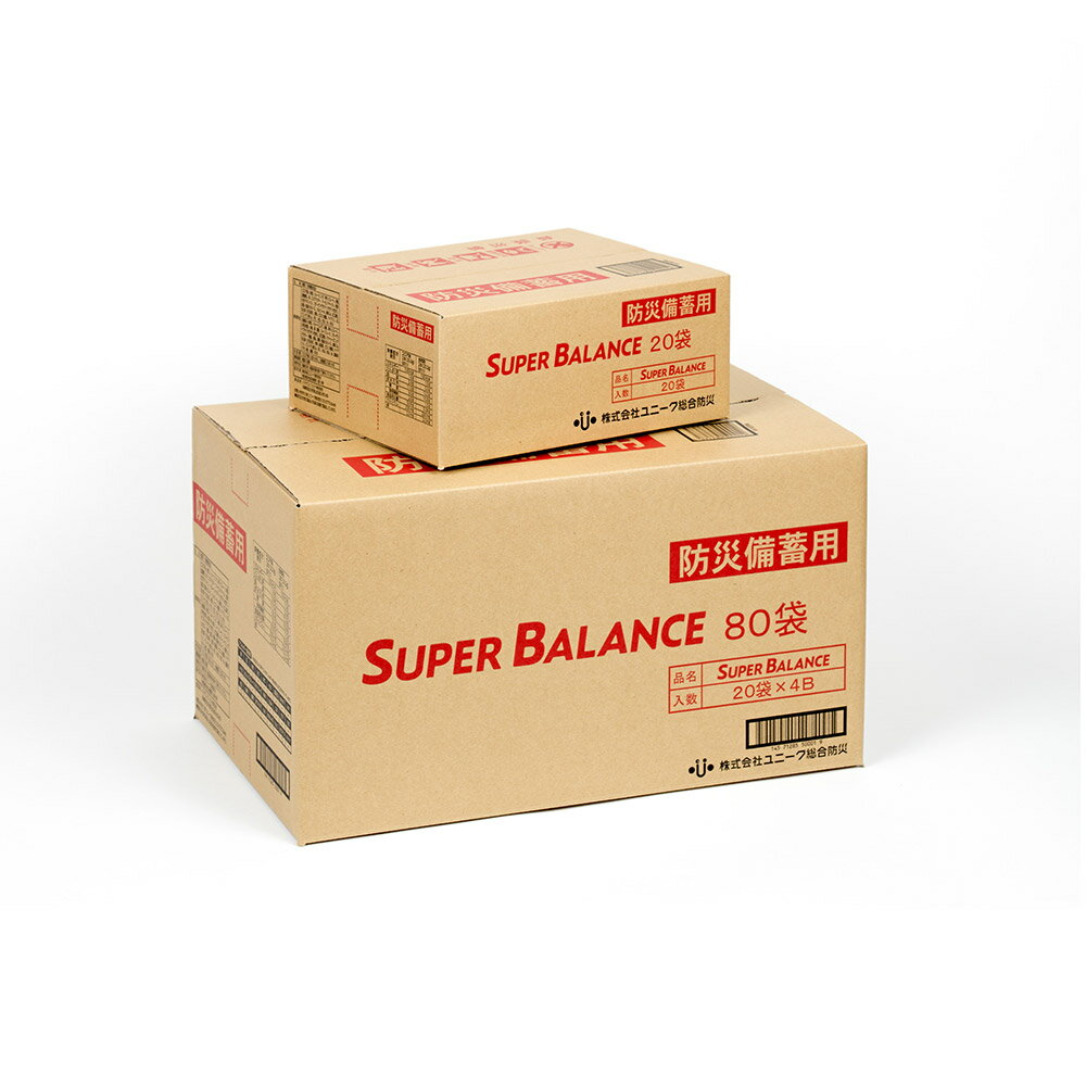 SUPER BALANCE 6YEARS (スーパーバランス 6YEARS) 80袋セット(20袋入り×4) 【非常食 保存食】