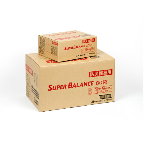 SUPER BALANCE 6YEARS (スーパーバランス 6YEARS) 80袋セット(20袋入り×4) 【非常食 保存食】