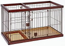 【マラソン10%OFFクーポン配布中】トイレのしつけが出来る ドッグルームサークル ブラウン
