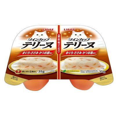 ツインカップ テリーヌ まぐろ・ささみ かつお節添え 35g×2