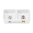 【GWお得10%クーポン配布中】ハムちゃんのダブル食器(4)