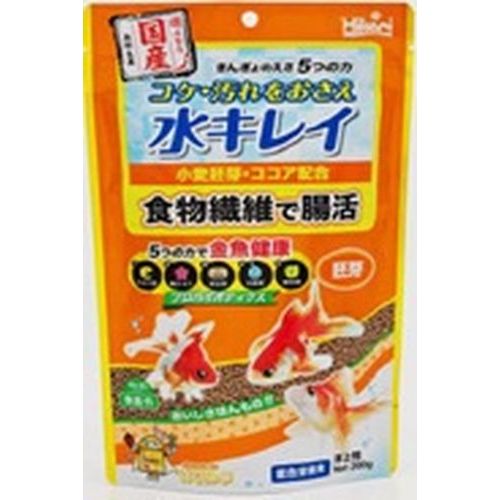 【もうすぐマラソン】きんぎょのえさ5つの力胚芽 200g 【賞味期限：20261031】