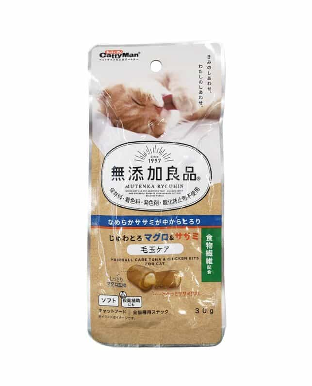 【ハッピーベル】無添加良品 じゅわとろ マグロ＆ササミ 毛玉ケア 30g 【賞味期限：20250630】