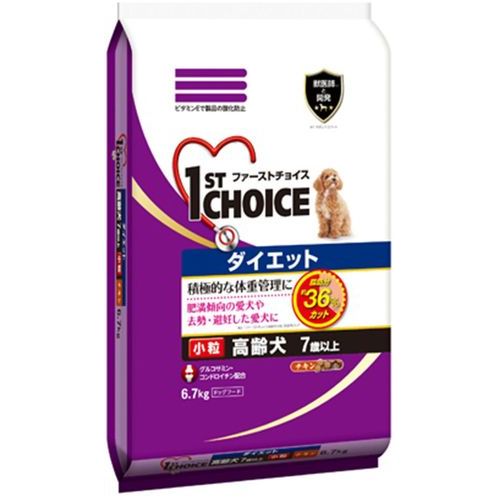 【ハッピーベル】ファーストチョイス高齢犬ダイエット小粒 6.7kg