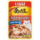 【0のつく日10%OFFクーポン配布中】いなば 金のだしパウチ まぐろ・かつお かにかま入り【賞味期限 20270228】