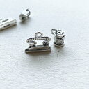 チャーム アイロン ボビン ミニチュア 1個 シルバー704