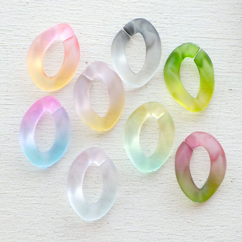 【12/11まで楽天スーパーSALEポイント10倍＆クーポン】アクリルビーズ キャンディカラー チェーンパー..