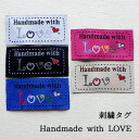 ϥɥᥤ Beads happyboo㤨֥ϥɥᥤ  ɽ Handmade with LOVE ԥ͡ ˥ե ե 襤 פβǤʤ44ߤˤʤޤ
