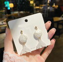 【完成品】マーメイドパール ピアス イヤリング 韓国 ファッション アクセサリー