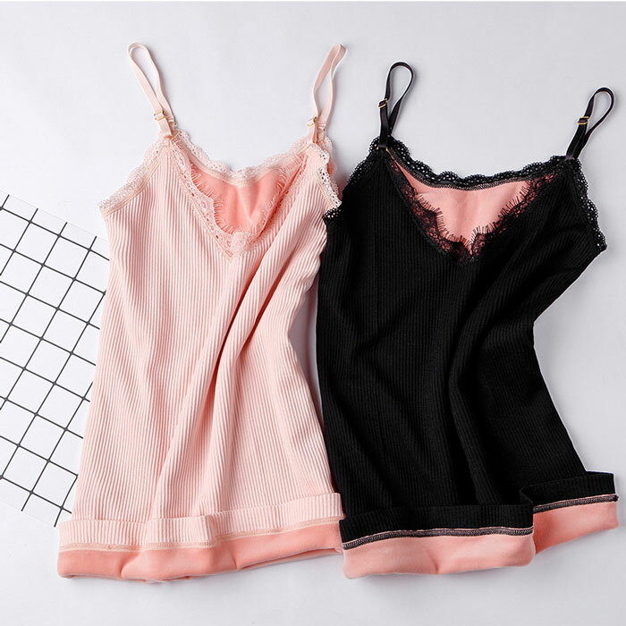 【最大70%OFF 特別クーポンも配布中】【お得な2枚セット】レディースあったか裏シャギーリブキャミソール裏起毛毛布みたいなふわふわ素材【メール便送料無料】サ活...