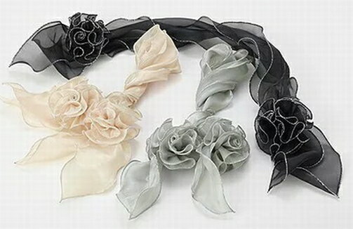 【最大70%OFF 特別クーポンも配布中】【メール便送料無料】\新感覚/オーガンジーコサージュのワイヤーアクセサリー結婚式お呼ばれ服二次会服装入学式七五三パーテ...