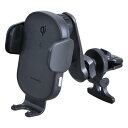 オートワイヤレスチャージホルダーA/C D621 エアコン取り付け 無線 充電 Qi認証 Android iPhone スマホ 最大10W 自動開閉 角度調整 ...