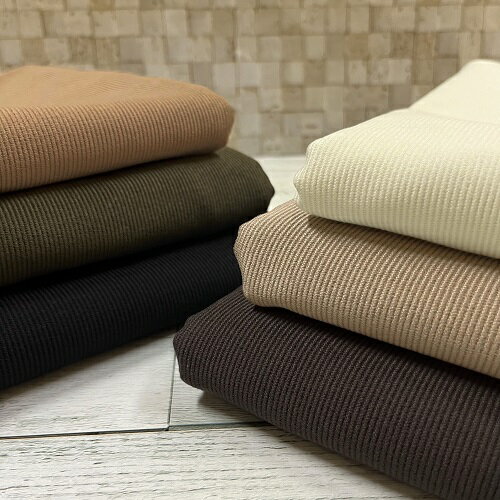 Rakuten - 【50cm単位】【宅配便のみ】 ポリエステル ベージュ 緑 グリーン 白色 ホワイト 茶色 ブラウン ワイド幅 幅広 生地 無地