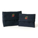 お受験専門店品質 手刺繍【てんとう虫】ティッシュケース ちり紙入れ 2サイズ お子様とお揃い 【お受験用品の店●ハッピークローバー】