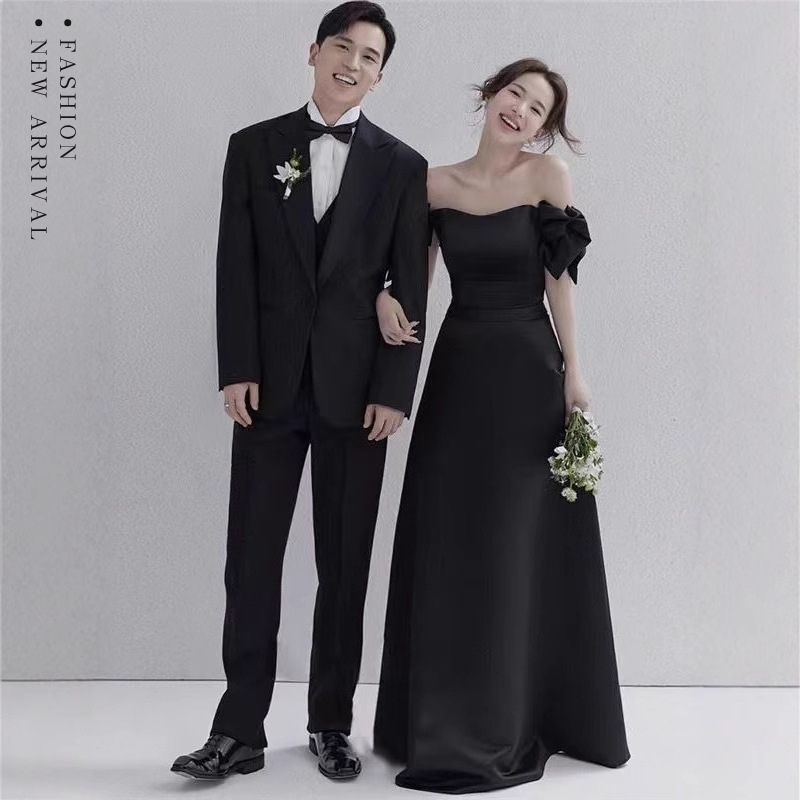 フォトウェディング撮影 パーティードレス 二次会 ドレス フォーマル 黒 イブイングドレス ロングドレス 演奏会 発表会 ドレス レディース 成人式 可愛い プリンセスライン お姫様 オフショルダー ドレス 結婚式 花嫁 ウエディングドレス おしゃれ コンサート 披露宴 前撮り