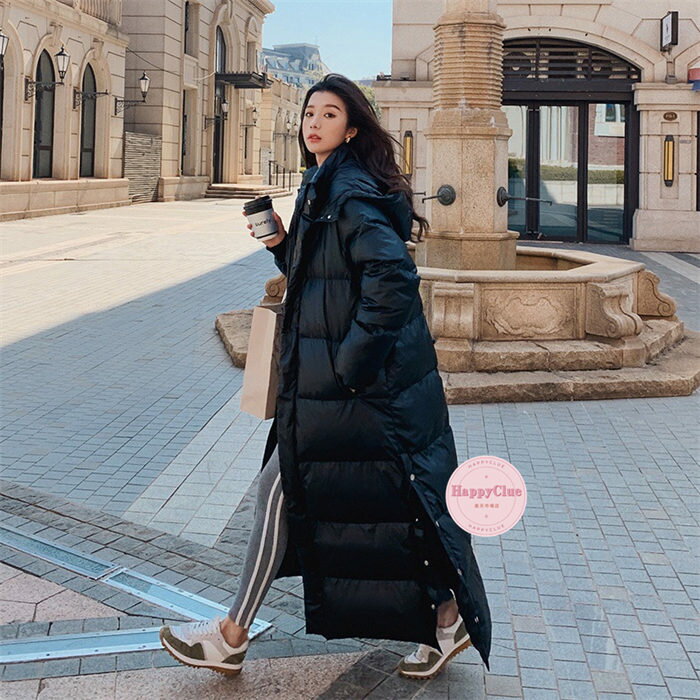 超ロング中綿コート 秋冬 コート アウター フード付き 中綿コート カジュアル 上品 レディース ロングコート キルティングコート 通勤 防寒 暖かい 30代40代50代 着痩せ 母 ママ 体型カバー 防寒コート 通学 大きいサイズ おしゃれ 無地 ロング丈 ブラック 黒 白 送料無料