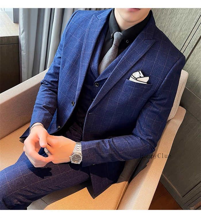 スーツ チェック柄 メンズスーツ 二つボタン パンツスーツ タキシード 男性 礼服 紳士服 フォーマル 通勤面接就活 オフィス ビジネススーツ リクルートスーツ 前撮り 冠婚葬祭 スーツメンズ 結婚式 二次会 卒業式 入学式 大きいサイズ 長袖 春夏秋冬 黒 ネイビー青 3点セット