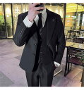 春新作 スリーピース メンズスーツ 6色選択可 パンツスーツ タキシード 結婚式 おしゃれスーツ 紳士服 礼服 メンズ 春夏秋冬 フォーマル 演奏会 発表会 二次会 ビジネススーツ オフィス リクルート 通勤就活面接 お呼ばれ 大人 大きいサイズ 無地 黒 青 緑 撮影 イベント