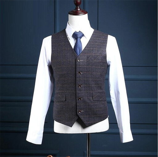 タキシード メンズスーツ ビジネス リクルートスーツ 洗える 3ピーススーツ キャリア スリムスーツ メンズ 細身 紳士用 フォマール 結婚式 二次会 通勤 就職活動 大きいサイズ チェック柄 二つボタン おしゃれスーツ