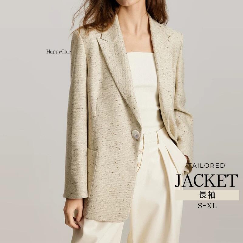 乐天商城 - ジャケット テーラードジャケット 上品 春 スーツジャケット 30代40代 通勤 事務服 レディース ジャケット 長袖 上着 OL オフィス 一つボタン おしゃれ 春秋 アウター フォーマル 大きいサイズ カジュアル 女性 50代 ジャケット ママ 母 入学式 卒業式 お出かけファッション