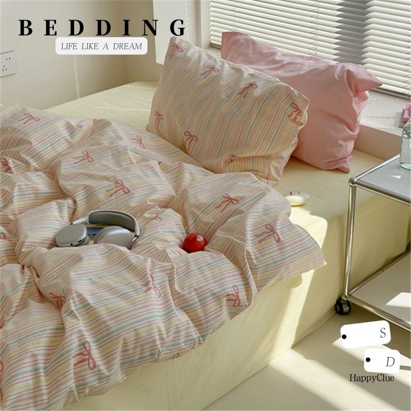 布団カバー シングル ダブル 可愛い 肌掛け布団カバー 掛け布団カバー 寝具カバーセット 綿100％ 四季..