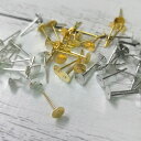 平皿ピアスパーツ 20個セット(10ペア) お得な金属キャッチ付き 丸皿ピアス 8mm 6mm 5mm 4mm 3mm シルバー ゴールド ホワイトシルバー/金...