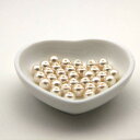 ガラス製パールビーズ 4mm 6mm 8mm 10mm 全80色 カラーサンプル有 NO.48 ハッピークラフト/HAPPYCRAFT