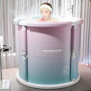 【送料無料】折りたたみ 浴槽 大人 直径70×高さ65cm ポータブルバスタブ 折り畳み式浴槽 組立不要 バスタブ ポータブル 大人用 子供用 浴室 お風呂 簡易浴槽 家庭用 浴槽 持運び便利 コンパクト 省スペース キャンプ アウトドア
