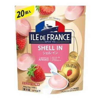 ILE DE FRANCE シェルイン ストロベリー風味 20個 400g チーズ 冷蔵 食品 苺 フルーツ 味 デザート スイーツ ご褒美 手軽 サイズ 一口 保存 パッケージ パウチ ジッパー 冷蔵保存 賞味期限 cheese 味わい 風味 コク いちご セット ブランド メーカー【Costco コストコ】