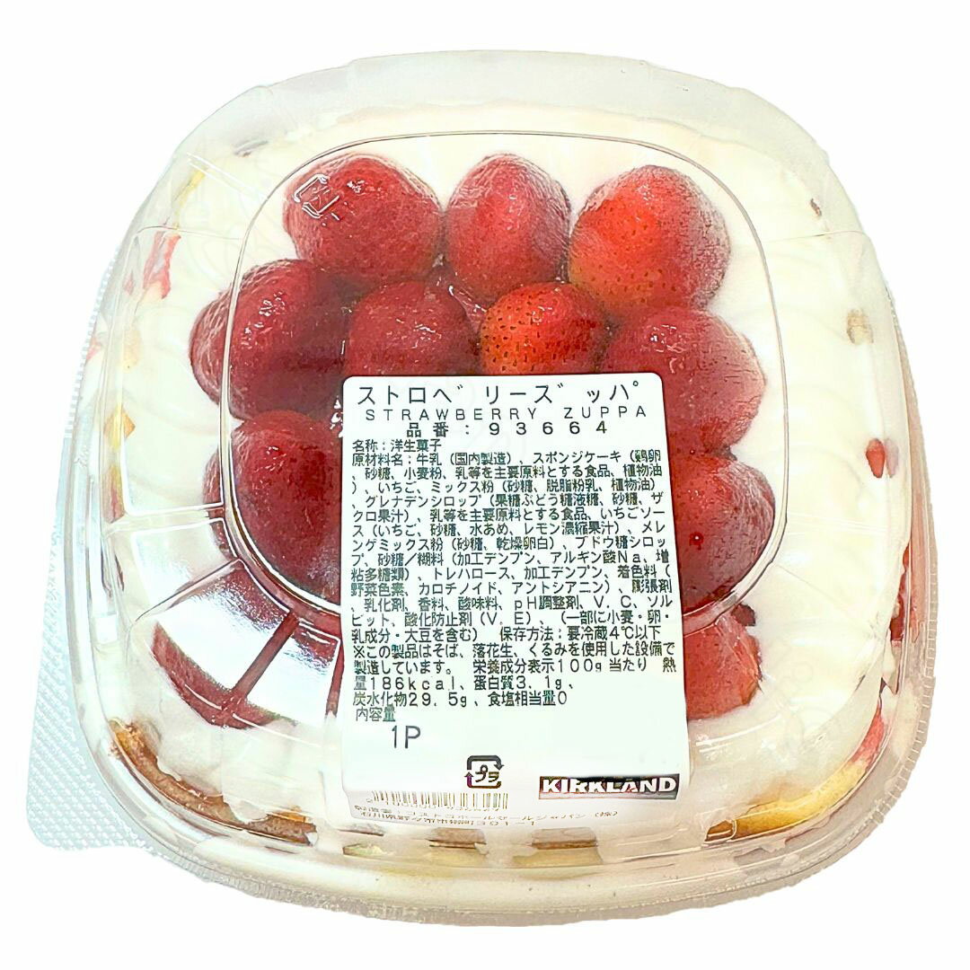 ストロベリーズッパ イタリア スイーツ ケーキ いちごケーキ 洋生菓子 冷凍【Costco コストコ】のサムネイル