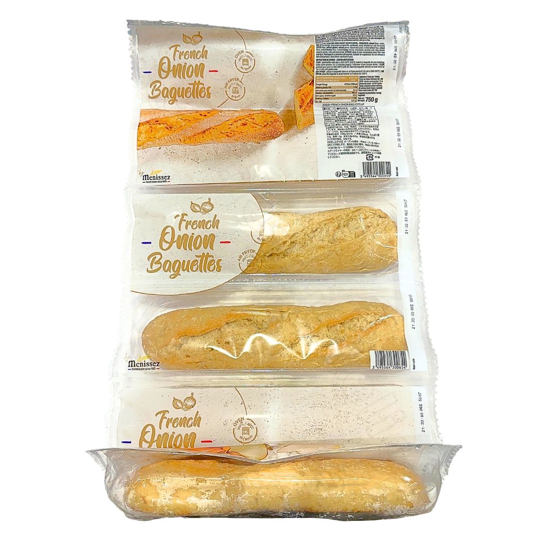 メニセズフレンチオニオンバケット 125?×6本 フランスパン 朝食 フライドオニオン 【Costco コストコ】のサムネイル
