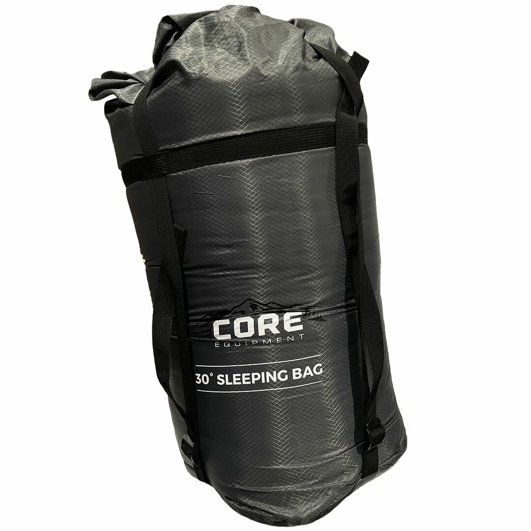 CORE コア 30F ハイブリッド寝袋 シェルフ 快適温度-1℃ 大人用 グレー 防寒 キャンプ アウトドア 登山 ..