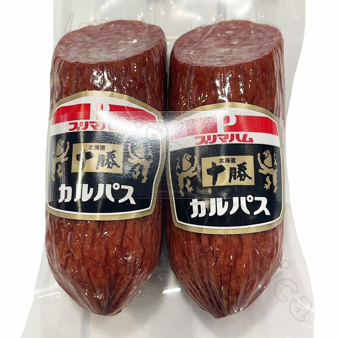 商品名プリマハム 十勝カルパス原材料名畜肉（豚肉、馬肉、マトン）、豚脂肪、還元水あめ、食塩、糖類（砂糖、ぶどう糖）、香辛料、 ブランデー、みりん、たん白加水分解物（大豆を含む）、ラム酒、ポークエキス、酵母エキス、 植物油脂（大豆を含む）、調味料（アミノ酸等）、乳酸Ca、塩化Ca、リン酸塩（K、Na）、 アルギン酸Na、保存料（ソルビン酸K）、酸化防止剤（ビタミンC）、発色剤（亜硝酸Na）内容量300g×2本配送方法クール宅急便（冷蔵）保存方法直射日光を避け、なるべく低温で保存賞味期限（ご購入時期により変動致します）製造者プリマハム商品説明おつまみやピザ、サラダ、サンドなどいろいろ使えるボリューム商品です。スパイスの効いた味付けと肉の旨みがあとを引く味わいです。