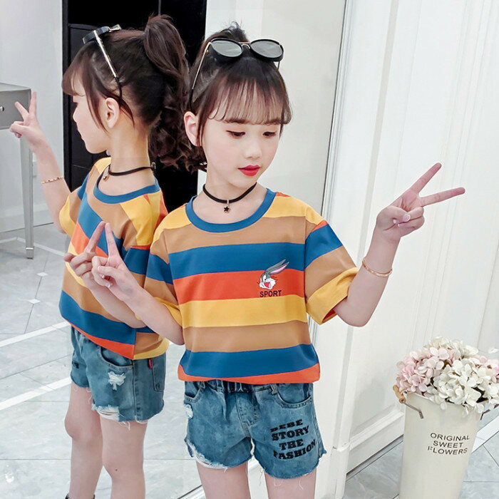 子供服 Tシャツ 女の子 半袖 子供 Tシャツ 子供服 半袖 Tシャツ デザイン ショート...