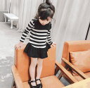 子供 ワンピース 女の子 春物 ボーダー 女の子 チュニック 子ども ワンピース 長袖ワンピース ボーダーチュニック 子ども チュニックワンピ 女の子