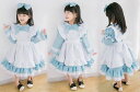 プレゼント 子供 ドレス 子供服 女の子 エプロンドレス ワンピース 子どもドレス コスチューム コスプレ 不思議の国【袖取り外し可能】【4点セット】