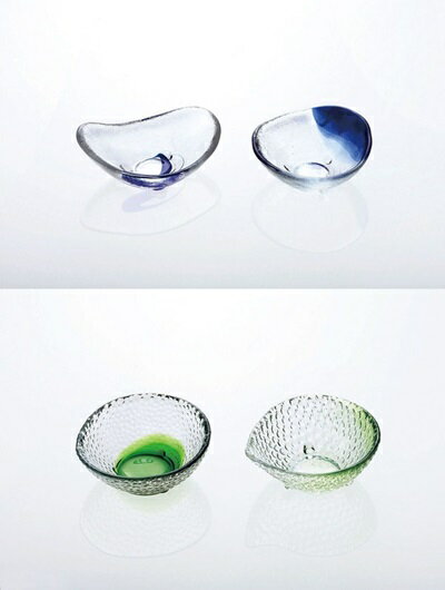 【硝子ミニ小鉢・珍味入】かわいいガラスの小鉢 食器 鉢 小鉢 ガラス食器 硝子 アクセサリー入れ （Y-1..