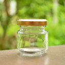 【ジャム50】国産ジャム瓶 ゴールド 48ml(満量) ツイストキャップ 【国産 日本製】ジャム瓶 ガラス瓶 ハチミツ瓶 食品ビン キャップ付き