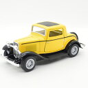 【送料無料】1932 フォード 3ウィンドウ クーペ 1/34 イエロー kinsmart キンスマート プルバックカー ミニカー