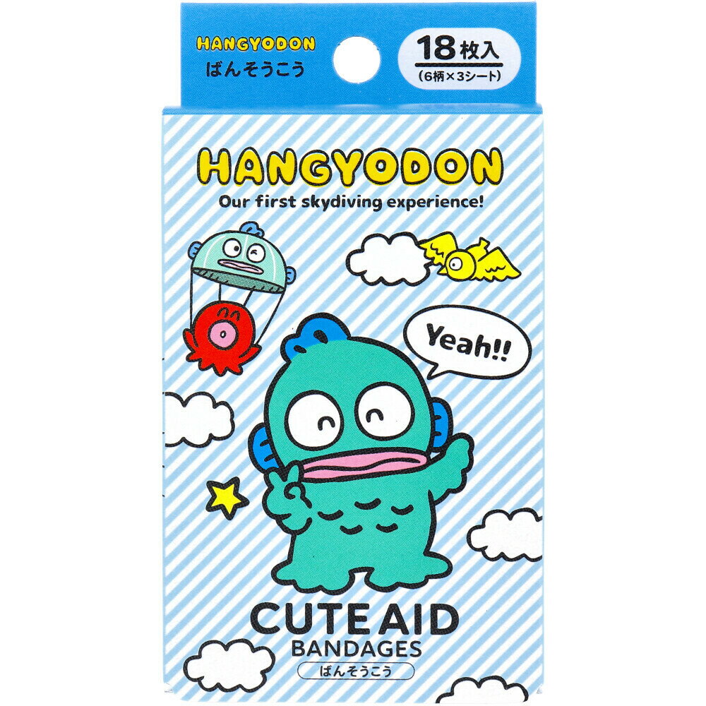 樂天商城 - 絆創膏 CUTE AID ハンギョドン サンリオ キャラクター ばんそうこう3　（M01）