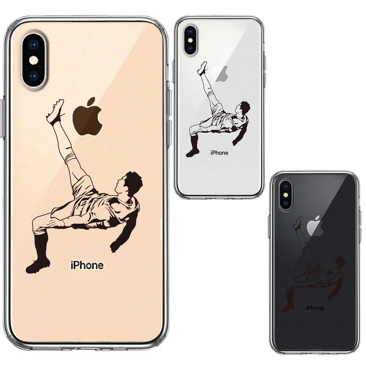 iPhoneXS X X}zP[X TbJ[ I[o[wbh LbN N[  X|[c Abv}[N NAP[X  Vv iPhoneP[X Happy Hit