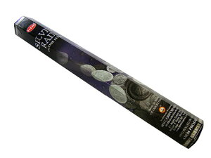 お香 シルバーレイン香 スティック /HEM SILVER RAIN/インセンス/インド香/アジアン雑貨(ポスト投函配送選択可能です/6箱毎に送料1通分が掛かります)