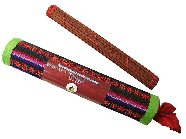 チベタンインセンス ダカ織りパッケージSENSUAL EroticBlend オールナチュラル&オールハンドメイドイン..