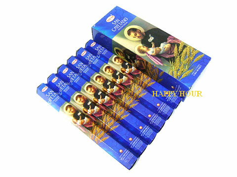 お香 サン カイェタノ香 スティック HEM SAN CAYETANO インセンス インド香 アジアン雑貨 6箱セット ポスト投函配送選択で送料無料 他商品同梱...