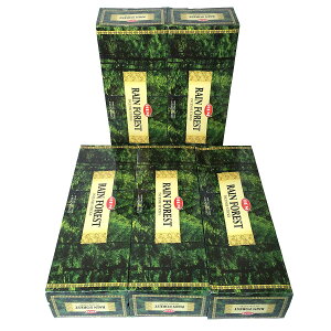 お香 レインフォレスト香 スティック 卸おまとめプライス5BOX(30箱) /HEM RAIN FOREST/ インド香/ 送料無料