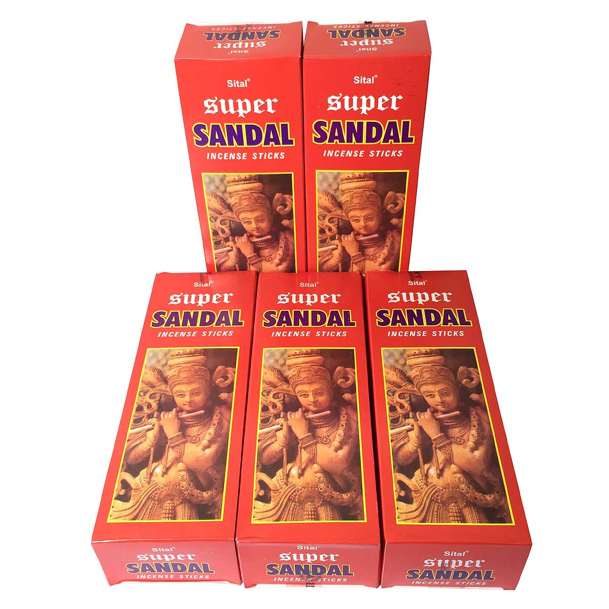 お香 シタル スーパーサンダル香 スティック 卸おまとめプライス5BOX 30箱 SITAL SUPER SANDAL インド香 送料無料