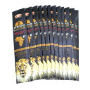 お香 アフリカンライオン マサラ香 BIC AFRICAN LIONS MASALA インセンス インド香 アジアン雑貨 12箱セット ポスト投函配送選択で送料無料 他商品同梱不可です