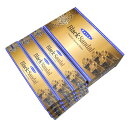 お香 プレミアムインセンスシリーズ-ブラックサンダル香 スティック マサラタイプ SATYA PREMIUM INCENSE BLACK SANDAL インセンス インド香 アジアン雑貨 12箱セット ポスト投函配送選択で送料無料 他商品同梱不可です