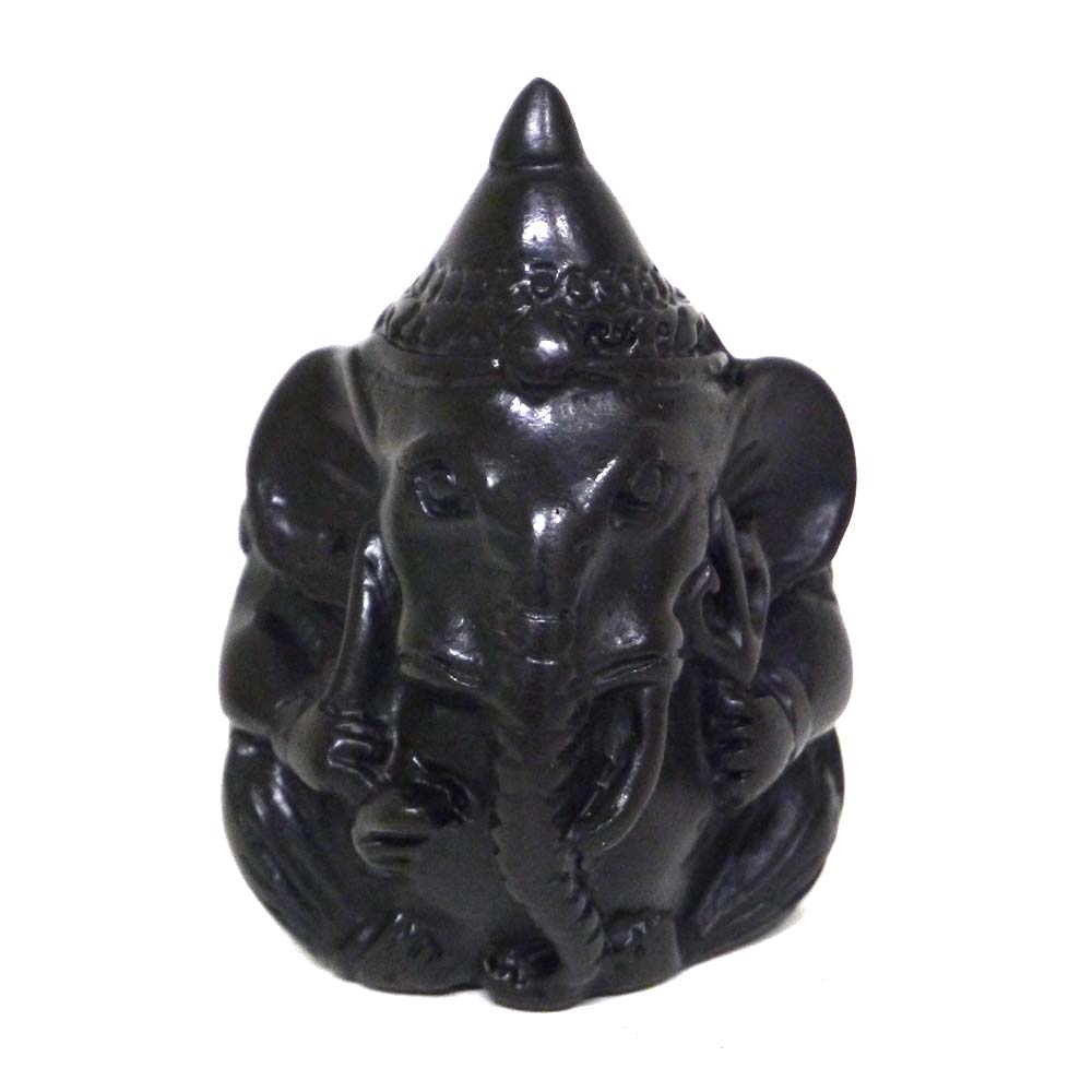 インドの神様ガネーシャの置物 単色レジンミニサイズA/エスニック/アジアン雑貨